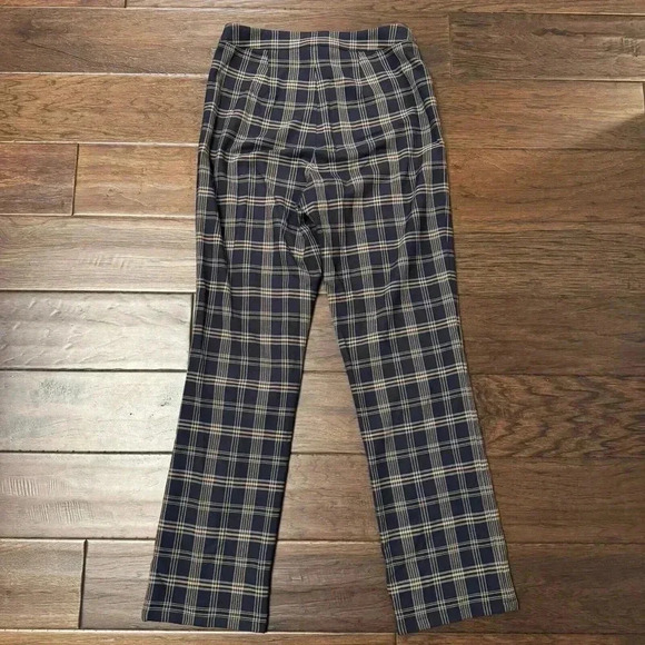 2/40 Aritzia Sunday Best Women’s Size US 4 Freshman Plaid Straight Leg Pants - Picture 4 of 11